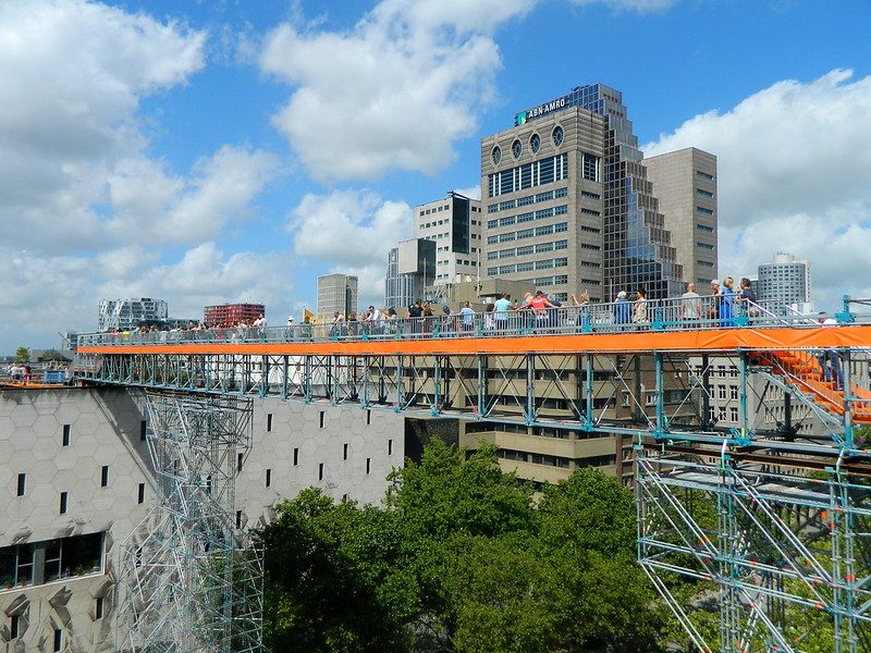 Rooftop Walk in Rotterdam