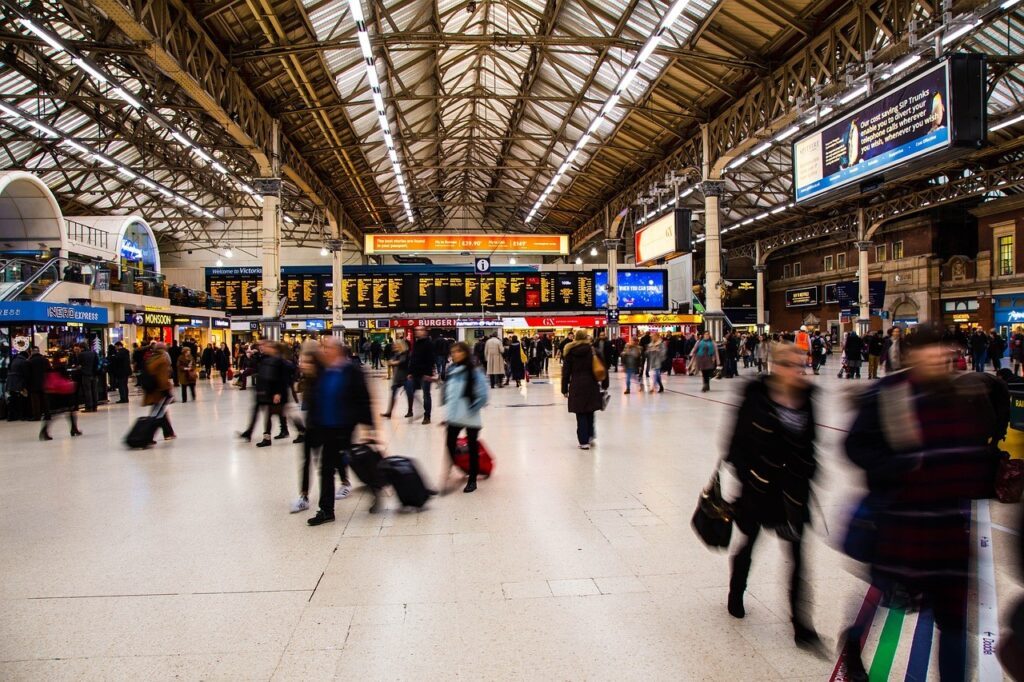 Für die Frequenzerfassung an Bahnöfen kommen oft Infrarotscanner zum Einsatz